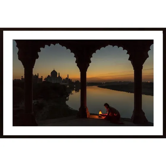Illuminating The Taj Poster