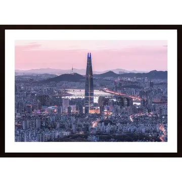 Seoul City Poster: Atmosfäriska Stadsbilder, Noga Utvalda
