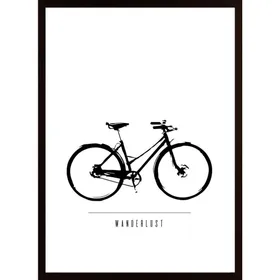 Wanderlust Bicycle Poster