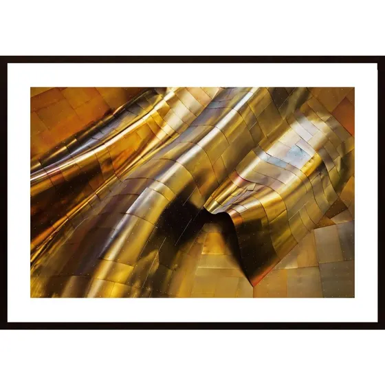 Abstract Steel Poster