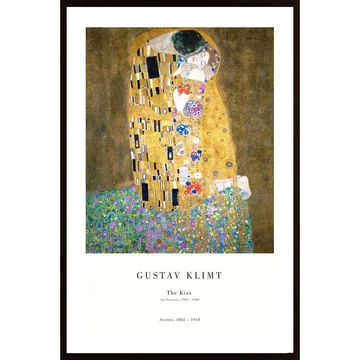 Klimt - The Kiss Poster: En framstående representant för Art Nouveau