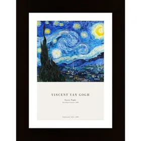 Starry Night 1889 Poster