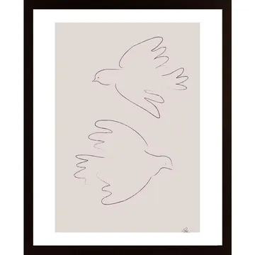 Two Doves Poster: Ett Unikt Kunstverk