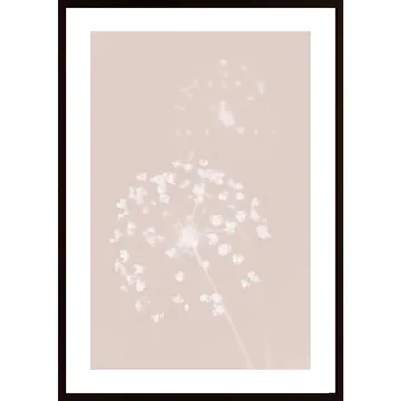 Dried Flower Pink Poster: En Skönhet Som Aldrig Välts