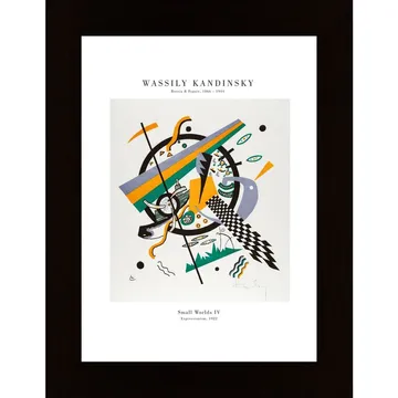 Small Worlds Iv Poster: Ett mästerverk av Kandinsky