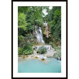 Kuang Si Waterfall Poster