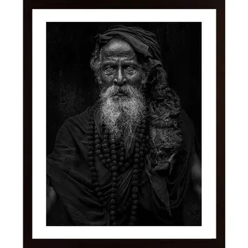 Fånga det mystiska med ett unikt Saddhu-porträtt