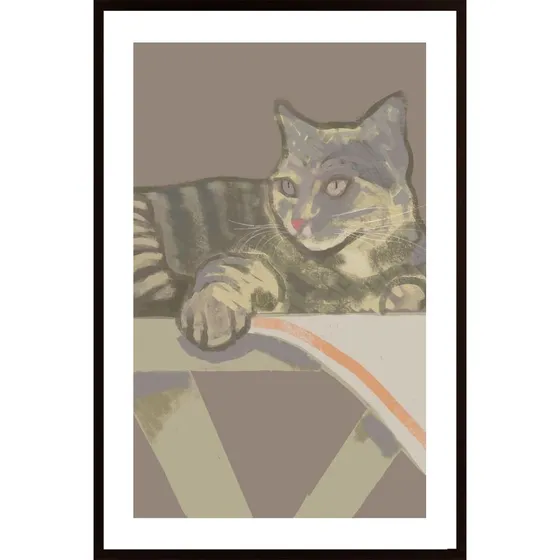 Hildur The Cat By Ritlust Poster