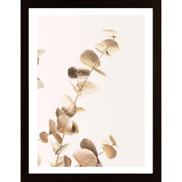 Eucalyptus Gold No 03 Poster: Naturinspirerad Väggdekoration