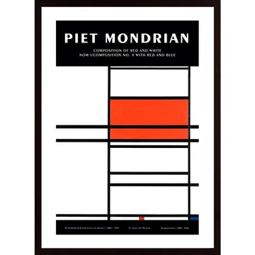 Mondrian - Compos.I Poster: En hyllning till modernismen