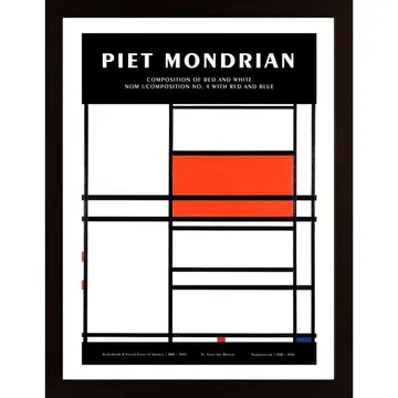 Mondrian - Compos.I Poster: Bring Art into Your World | Jiroy