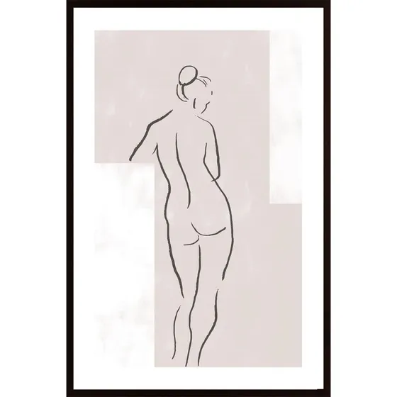 Woman In Studio Poster