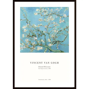 Almond Blossoms Poster: Ett Konstverk av Vincent van Gogh
