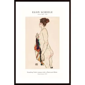 Schiele - Nude Woman Poster
