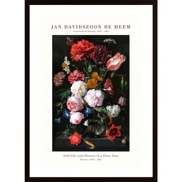 Still Life Flowers Poster - Ett blomsterarrangemang av odödlig skönhet