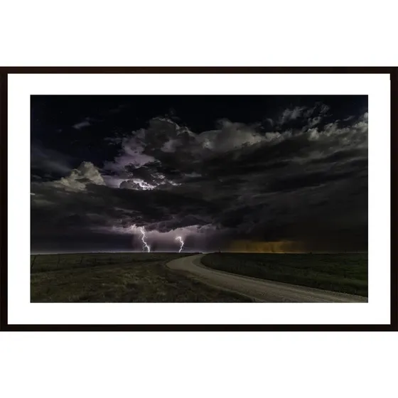 Prairie Lightning Poster