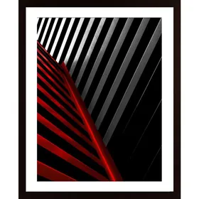 Silver Red Poster