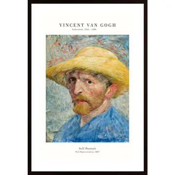 Selbstportrait 1887 Poster: Ett Mästerverk av Vincent van Gogh