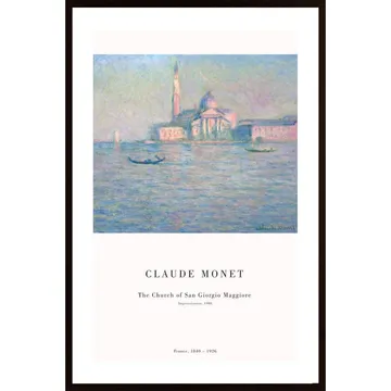 San Giorgio Maggiore Poster - Ett konstverk av Claude Monet