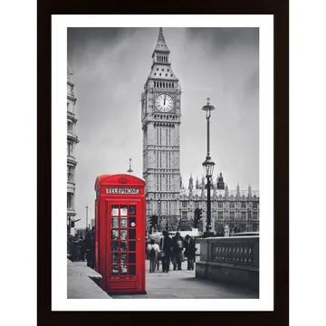  London, Big Ben Vertical Poster - Kvalitet du kan lita på