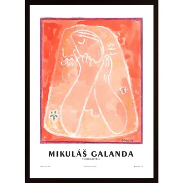 Galanda-Thoughtful 2 Poster: En hyllning till den slovakiska modernismen