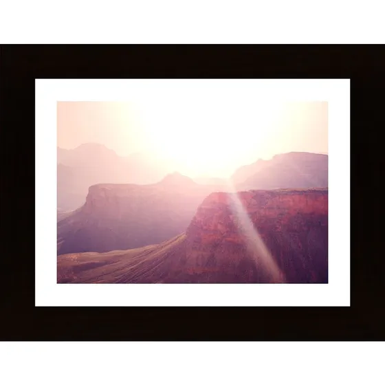 Landscape And Sun Poster
