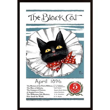 Plakat The Black Cat Poster: Retro & vintage