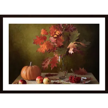 Autumn Still Life Poster: Konsten att fånga höstens skönhet