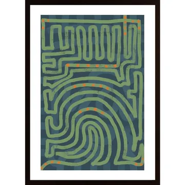 Labyrinth By Ritlust Poster: Konst för konstkännaren