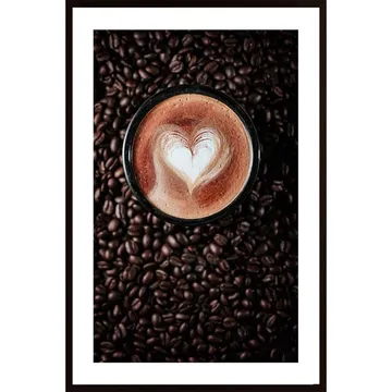 Love Latte Poster: En unik konstkatalog med botaniska inslag