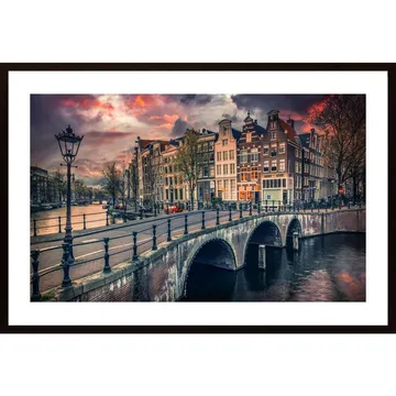 Amsterdam Poster: Strax intill Brouwersgracht