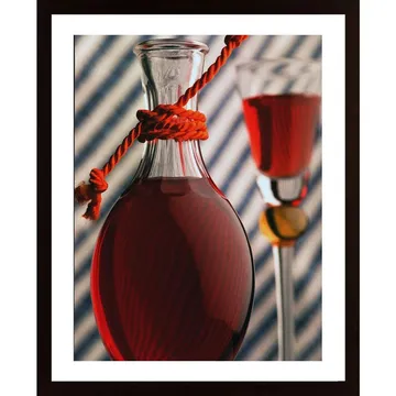 Wine In A Carafe Poster: Ett samtal inbjuder