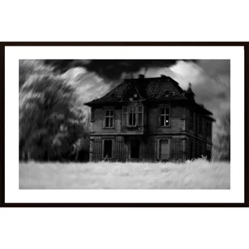 The Haunted House Poster: Ett Utforskande av det Abstrakta