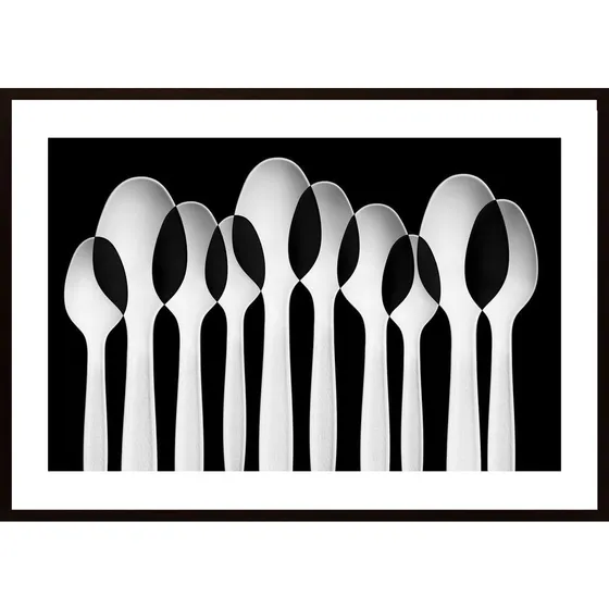 Spoons Abstract:  Forest Poster