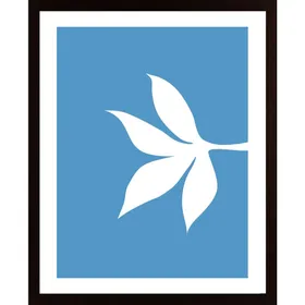 Plant Blue Poster