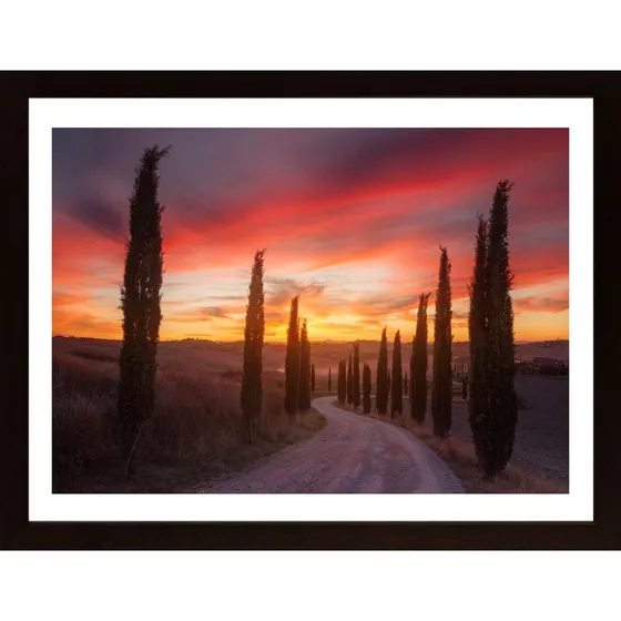 Tuscany Sunset Poster