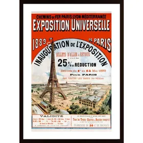Expo 1889 Paris Poster