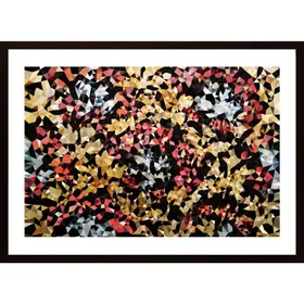 Floral Geometric No1 Poster