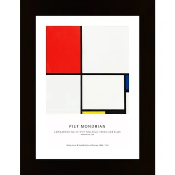 Komposition No Iii Poster: En hyllning till abstrakt konst