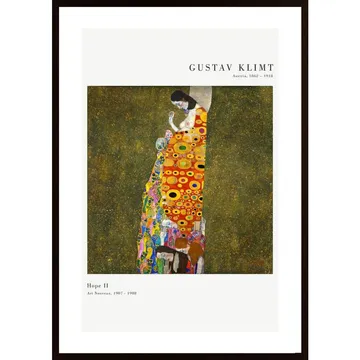 Klimt - Hope Poster: Ett mästerverk i Art Nouveau