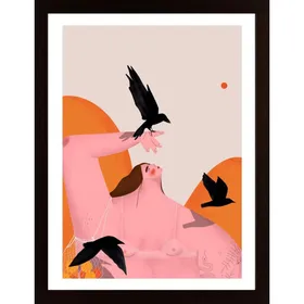 Vogelfreundin Poster
