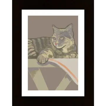 Hildur The Cat Från Ritlust: Konstposter Till Alla Hem