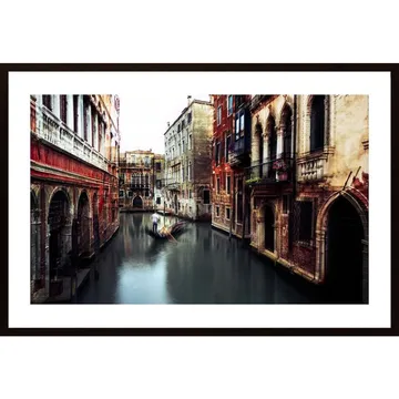 The Gondolier Poster: En symbol för romantik och charm i Venedig