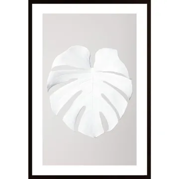 Monstera White 03 Poster: Ett lyxigt hemdekortillskott