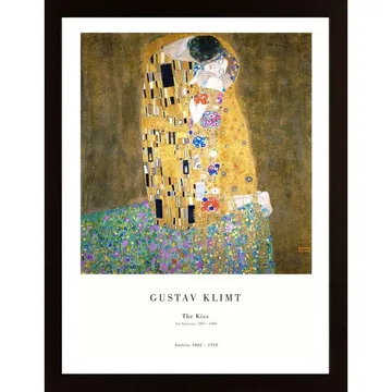 Klimt - The Kiss Konstposter - En Ode till Kärlek och Sk�nhet