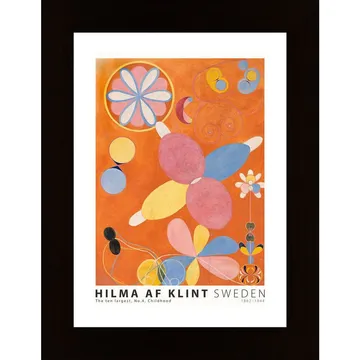 Childhood No4 Poster: A Glimpse into Hilma AF Klint's Abstract World