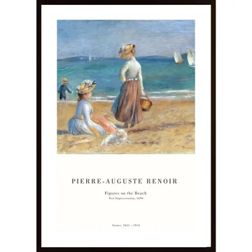 Figures On The Beach Poster: Ett mästerverk av Pierre-Auguste Renoir