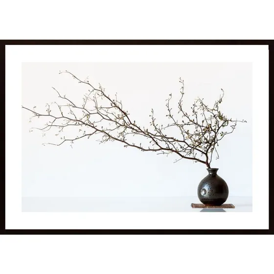 Vase And Branch Poster