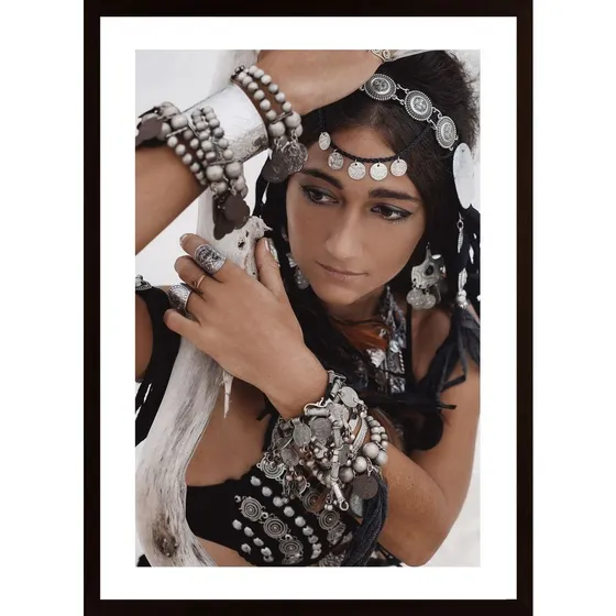 Tribal Woman Poster