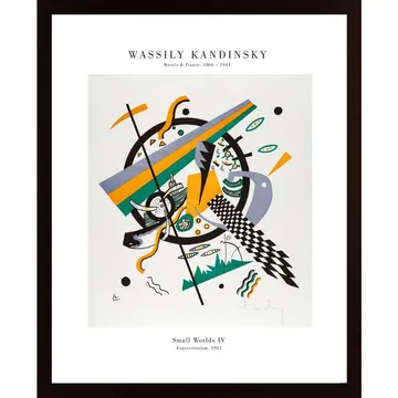 Small Worlds Iv Poster: Expressionistisk konst av Kandinsky